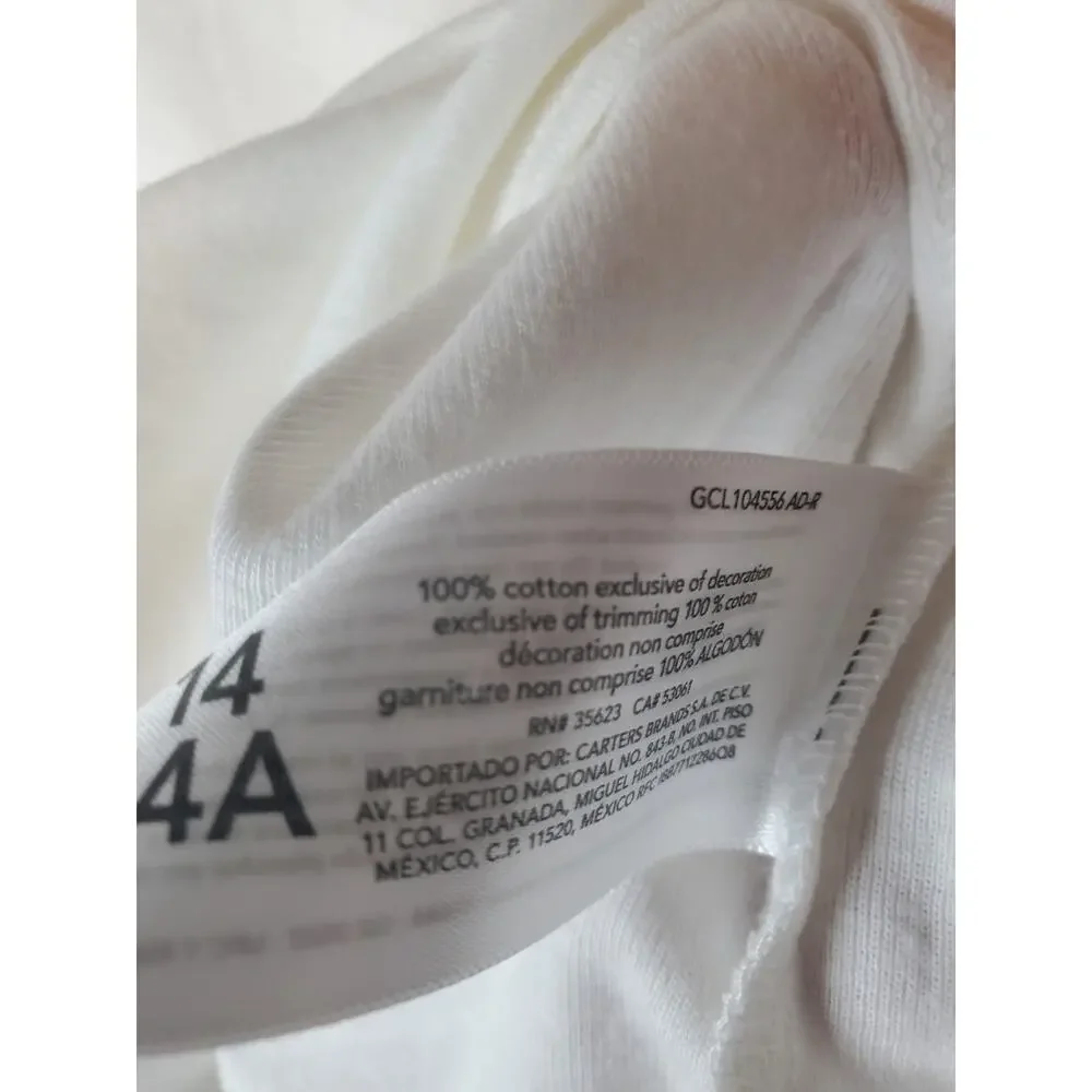 Carter's Unicorn Imagine Pajama Sleep Top, Girls 14, NWOT